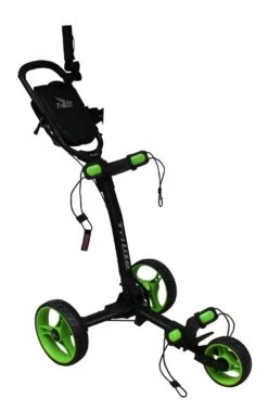 Axglo TriLite 3 Wheel Golf Trolley | Black/Green 7 Axglo TriLite 3 Wheel Golf Trolley | Black/Green -Golf World Sales Axglo TriLite Wheel Golf Trolley Black Green 15