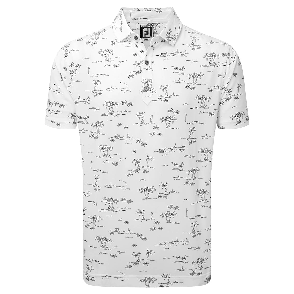 FootJoy Tropic Lisle Golf Polo Shirt 88788 3 FootJoy Tropic Lisle Golf Polo Shirt 88788