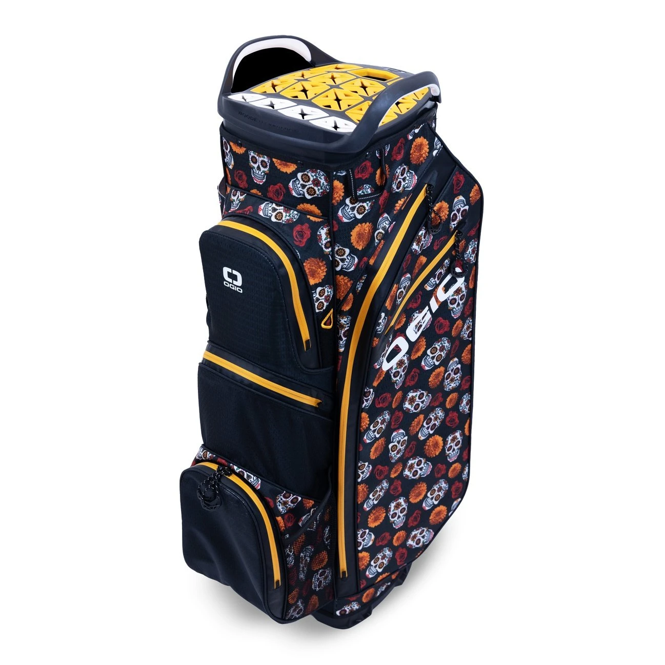 Ogio All Elements Silencer Sugar Skull Golf Cart Bag 5123048OG 3 Ogio All Elements Silencer Sugar Skull Golf Cart Bag 5123048OG