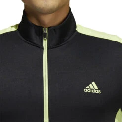 Adidas Colourblock Primegreen 1/4 Zip Golf Top HC5572 -Golf World Sales adidas Colourblock Primegreen Zip Golf Top HC 5